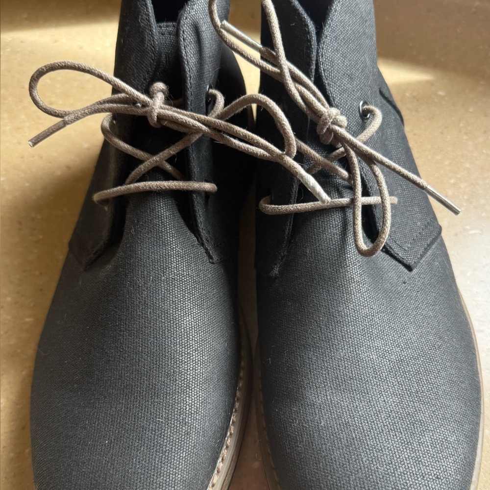 Perry Ellis Fabric ankle Boots 10 black
